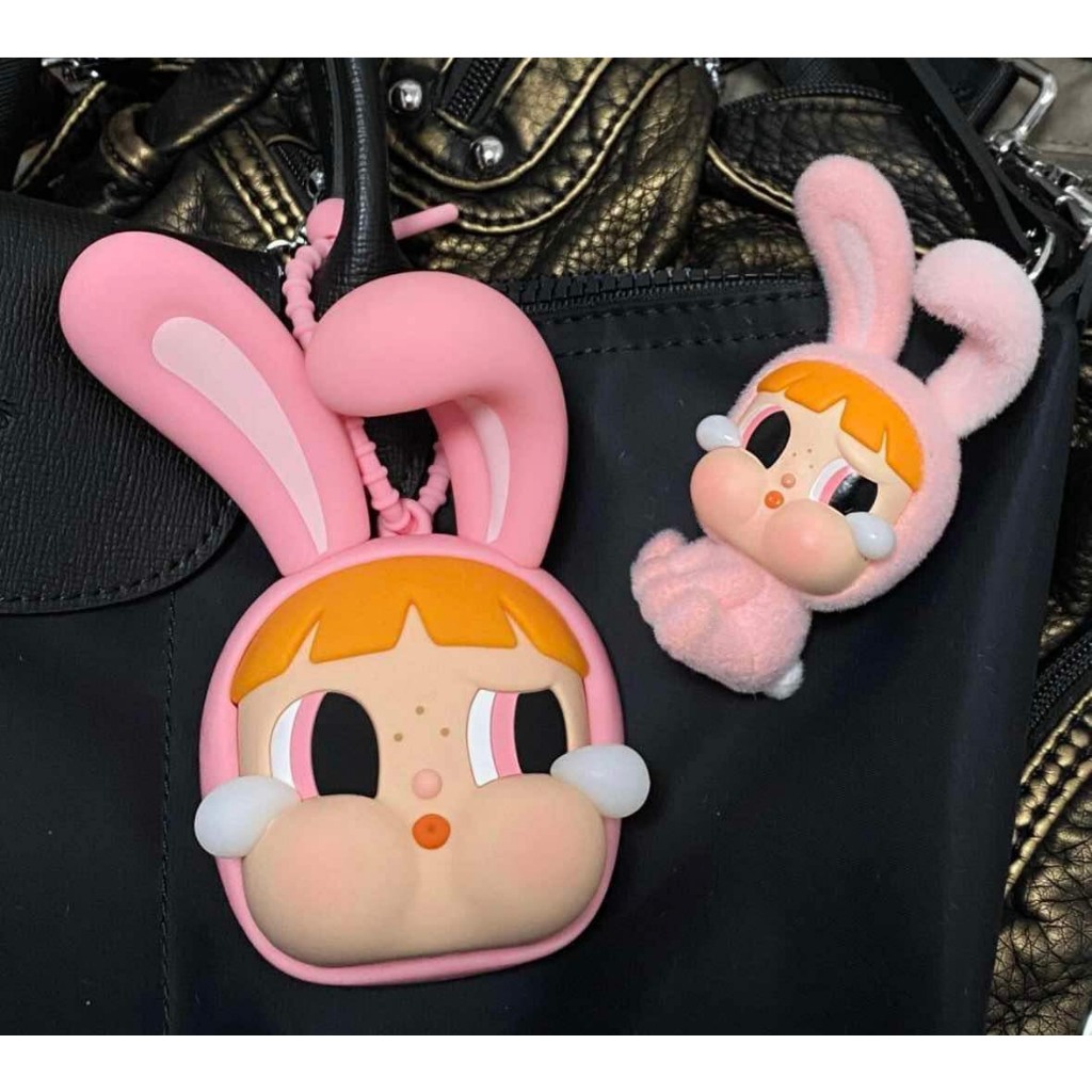 [ CHÍNH HÃNG] Móc khóa gương POPMART CRYBABY × Powerpuff Girls Series Mirror Keychain