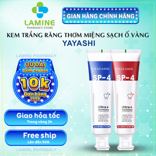 Kem Đánh Răng Men Vi Sinh Hút Ố Vàng SP-4 Yayashi Nhật Bản - Kem Yayashi Trắng Sáng Răng, Khử Mùi, Thơm Miệng