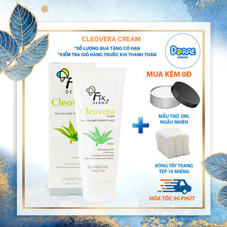 Kem dưỡng da cấp ẩm, làm mềm mịn da chàm khô, nứt nẻ, bỏng, hăm tã Fixderma Cleovera Cream