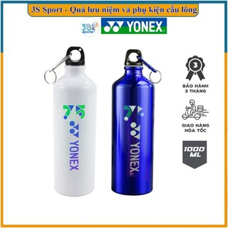 Bình nước cầu lông Yonex nhôm cao cấp 750ml - 1000ml, phiên bản giới hạn kỷ niệm 75th
