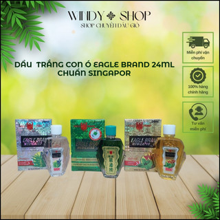 Dầu gió dầu xanh/trắng/vàng con ó eagle brand chuẩn singapor chai 24ml- chính hãng