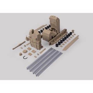 Kit Mô Hình Xe Tăng Foldable Tank M1A2 Abrams tank