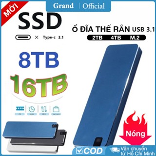 ổ cứng di động ssd 2TB 8TB 16TB 30TB laptop Nâng Cấp, Ổ Cứng Nhỏ Cắm Và Tốc Độ Truyền Nhanh, Bộ Nhớ Lên Tới 30TB