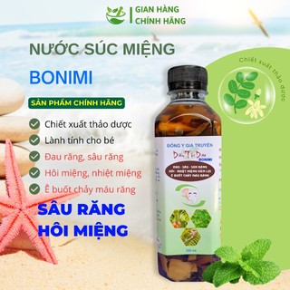 Nước Súc Miệng Thảo Dược 100%. Ngừa Sâu Răng, Sún Răng, Hôi Miệng, Nhiệt Miệng, Chảy Máu Chân Răng.