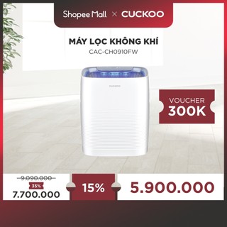 Máy lọc không khí và tạo ẩm Cuckoo CAC-CH0910FW/WHCRVN(S) diện tích 30m2 Lọc bụi mịn - Hàng chính hãng