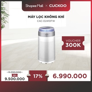 Máy lọc không khí Cuckoo CAC-D2410FW/WHCRVN(S) diện tích 30m2 - 90m2 - Lọc bụi mịn, chế độ Smart Room Care