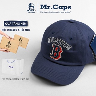Mũ lưỡi trai MLB Full Box [Túi + Hộp] - Nón xuất dư phong cách Hàn Quốc, vải kaki cao cấp, nón lưỡi trai nam nữ MLB10