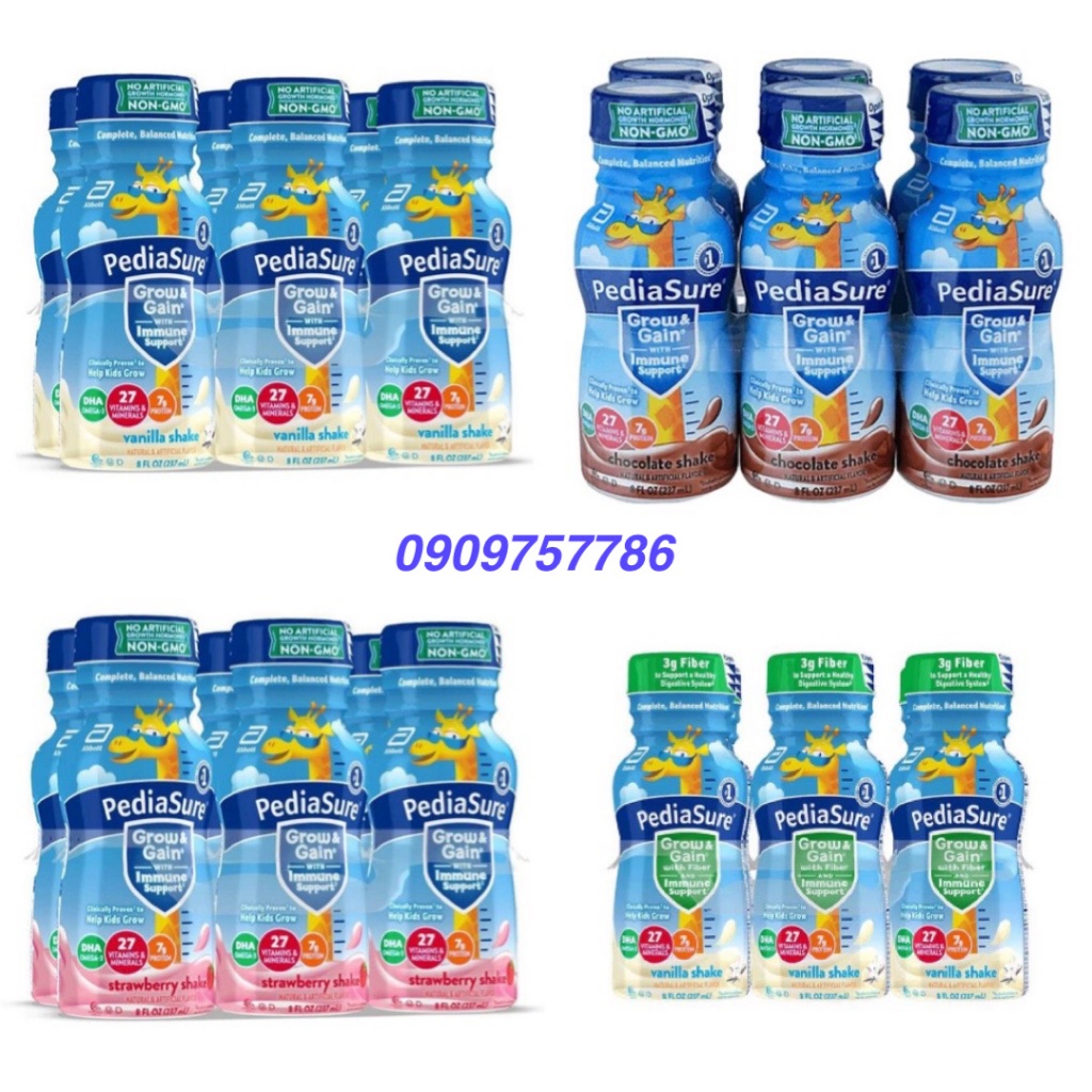 Thùng 24 chai sữa Pediasure tăng cân tăng chiều cao của Mỹ