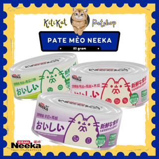Pate chó mèo Neeka lon 85g dạng sốt, Pate Neeka cho chó mèo dạng gravy gà xé và rau củ và sữa lắc