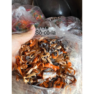 200g Dây chun buộc tóc cho bé nhiều màu,dây thun cột tóc nữ