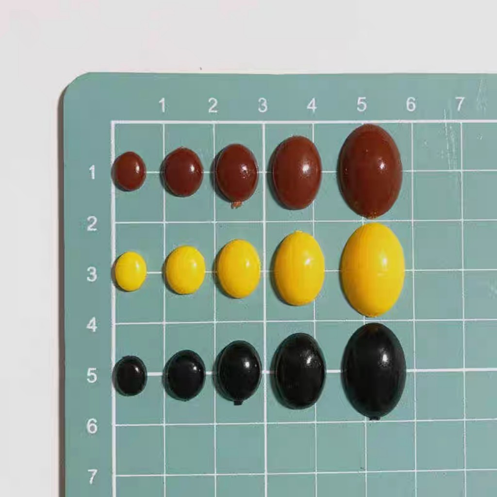 mắt búp bê oval mắt thú oval mắt dan búp bê nhiều size