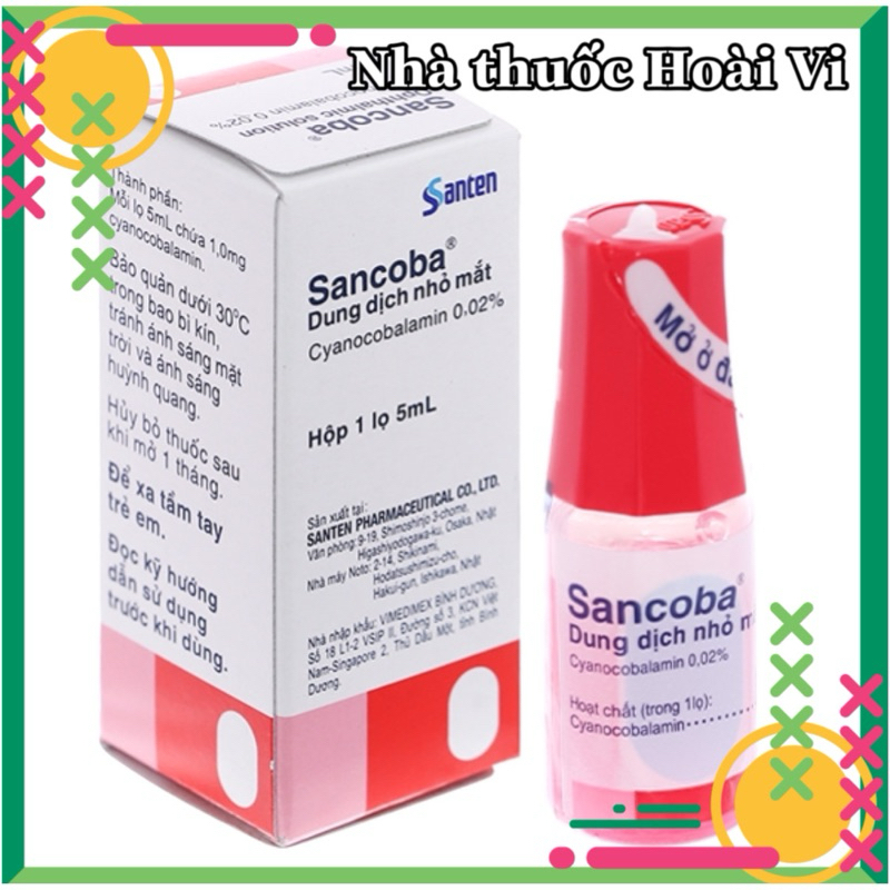 Dung dịch nhỏ mắt cận thị Sancoba (chai 5ml)