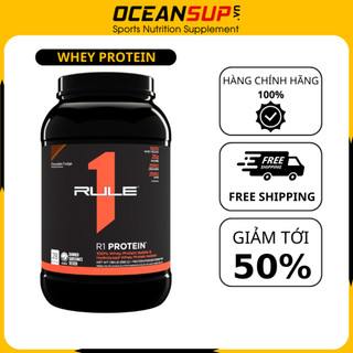 Rule 1 Protein 100% Whey Isolate và Hydrolyzed hấp thu nhanh - R1 Protein Hộp 2.5lbs 38 lần dùng - Whey Rule 1