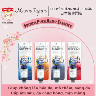 Serum dưỡng da Pure Beau Esence nhau thai, Vitamin C , Hyaluronic chuẩn hàng nội địa Nhật Bản