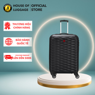 Livestream vali kéo wenger in-flight wenger - thụy sĩ - thiết kế họa tiết sóng tinh tế size 20/ 24/ 28 inch
