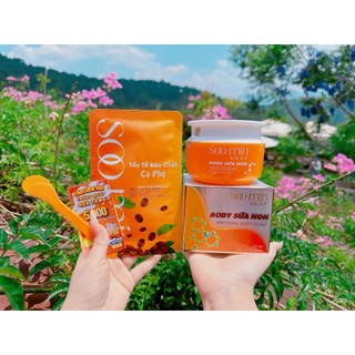 Kem body sữa non Soo Min Hàn Quốc dưỡng trắng da body cấp tốc, phục hồi da