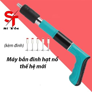 Máy Bắn Đinh Hạt Nổ Thế Hệ Mới, Bắn Đinh Bê Tông Sắt Thép Có Kèm Theo Đinh