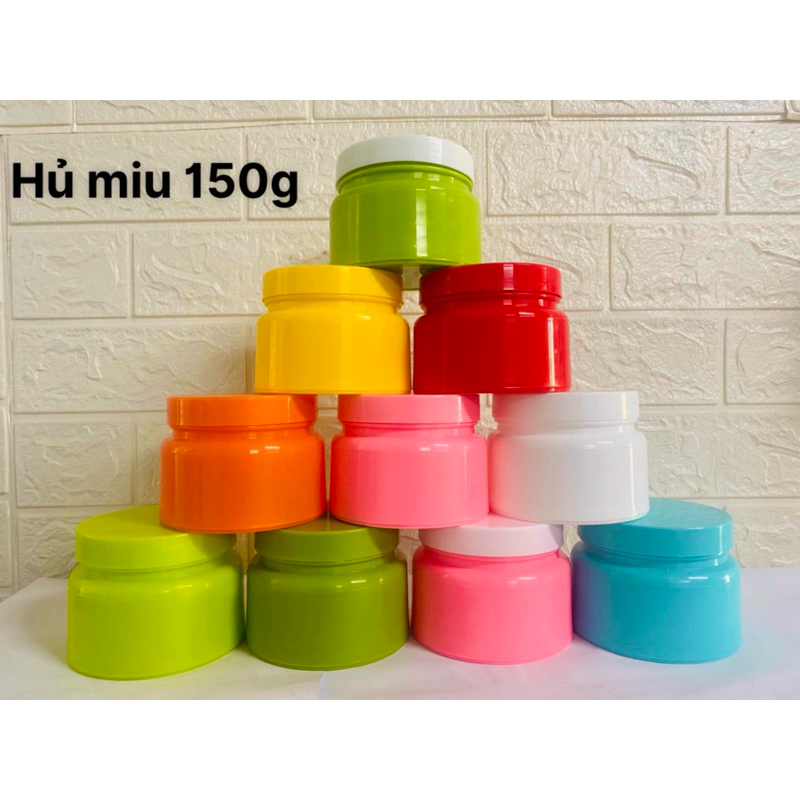 Hủ Miu dựng kem 150g có kèm nắp lót.