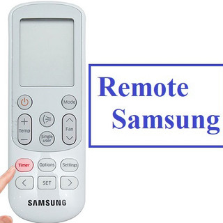 Remote Điều khiển điều hòa Samsung inverter vào được cả máy 1 và 2 chiều (hình bánh mỳ) - Hàng moiwsw 100% - bh 3 tháng
