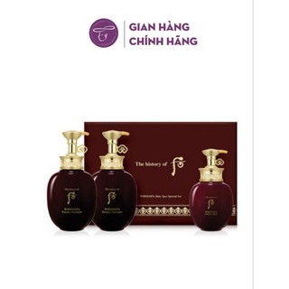 Gội Xả Tinh Chất Đông y cao cấp The History of Whoo Whoospa Essence Shampoo và Whoospa Essence Rinse