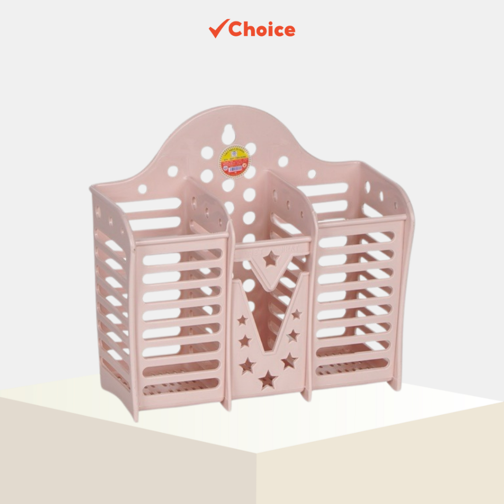 Ống đựng đũa Choice NH320 3 ngăn nhựa nguyên sinh an toàn màu mới