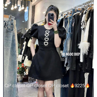 Váy Tay Bồng Tim Đá 9225