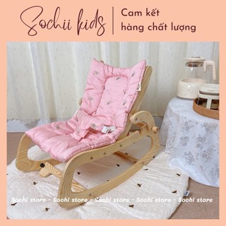 Ghế bập bênh đa năng 2in1 phong cách Hàn Quốc cho bé - Rocking Chair Ôme