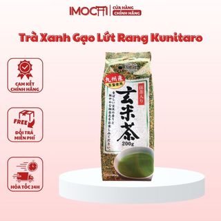 Trà xanh gạo lứt rang nhật bản kunitaro gói 200g