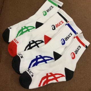 Tất thể thao ASICS cổ cao xù bàn dày êm chơi tennis, cầu lông,...