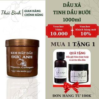 Dầu hấp - ủ xả - tinh dầu bưởi đức anh - 1000ml