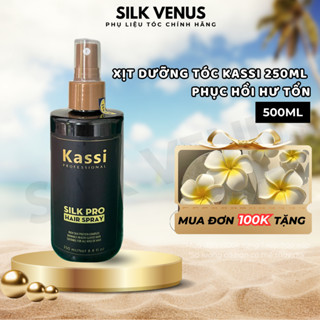 Xịt dưỡng phục hồi tóc hư tổn Kassi Silk Pro chai 250ml - SilkVenus