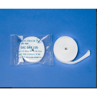 Gạc dẫn lưu Bảo Thạch [túi 50 cuộn]
