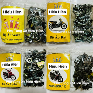 Bộ Ốc Dàn Áo Xe Wave RSX - S110 - Wave Rs - Wave Alpha Hàng Cao Cấp