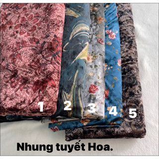  Vải nhung the nhung ép kiện may hè-thu   hàng cây may váy áo dài sét bộ nhung...  