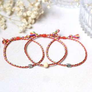 [Đã thanh tẩy] Vòng tay ngũ sắc - Dây chỉ ngũ sắc Tây Tạng, vòng ngũ sắc, vòng tay ngũ sắc Phật giáo