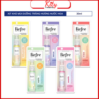 Xịt khử mùi Refre dưỡng trắng hương nước hoa Refre 30ml