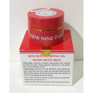KEM ỐC SÊN NEW NINE DAY DƯỠNG TRẮNG NGỪA MỤN LINH CHI NGÂN ANH 8G