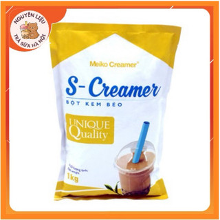 Bột Kem Béo S Creamer (Nhãn vàng) -1Kg/ Gói - Sử Dụng trong pha chế trà sữa, cà phê, sinh tố, nấu chè