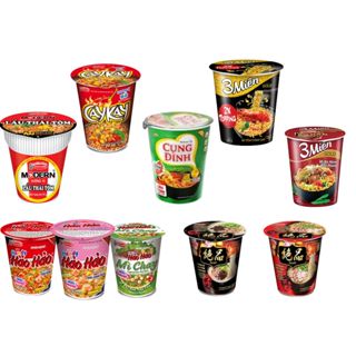 Mì Ly Các Loại Modern lẩu Thái tôm, Mì Caykay,Omachi, Cung Đình,Zeppin, Handy Hảo Hảo....