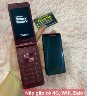 Điện Thoại nắp gập Samsung Folder 2 (2GB/16GB) Có 4G, Wifi ,màn hình cảm ứng 1Sim To Sóng Khỏe