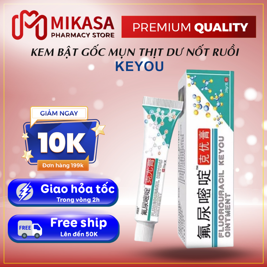 Kem Mụn Thịt Dư Cao Cấp Keyou - Kem Giúp Xóa Tan Gốc Của Mụn, Cải Thiện Tình Trạng Mụn Thịt Dư, Nốt Ruồi Và Mụn Cóc