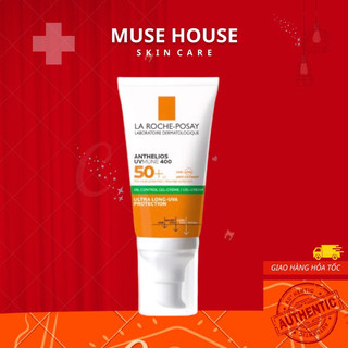 Kem Chống Nắng La Roche Posay Anthelios Gel Cream Dry Touch Cho Da Dầu Nhạy Cảm Giúp Kiểm Soát Bóng Nhờn Chống Uva Uvb