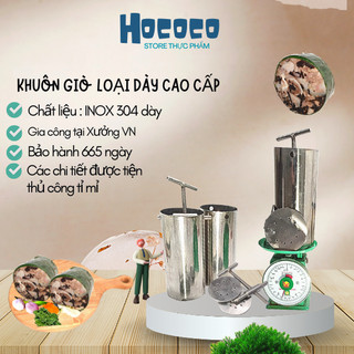 Khuôn làm giò thủ , khuôn giò xào inox 304 loại dày cao cấp bảo hành 1 năm