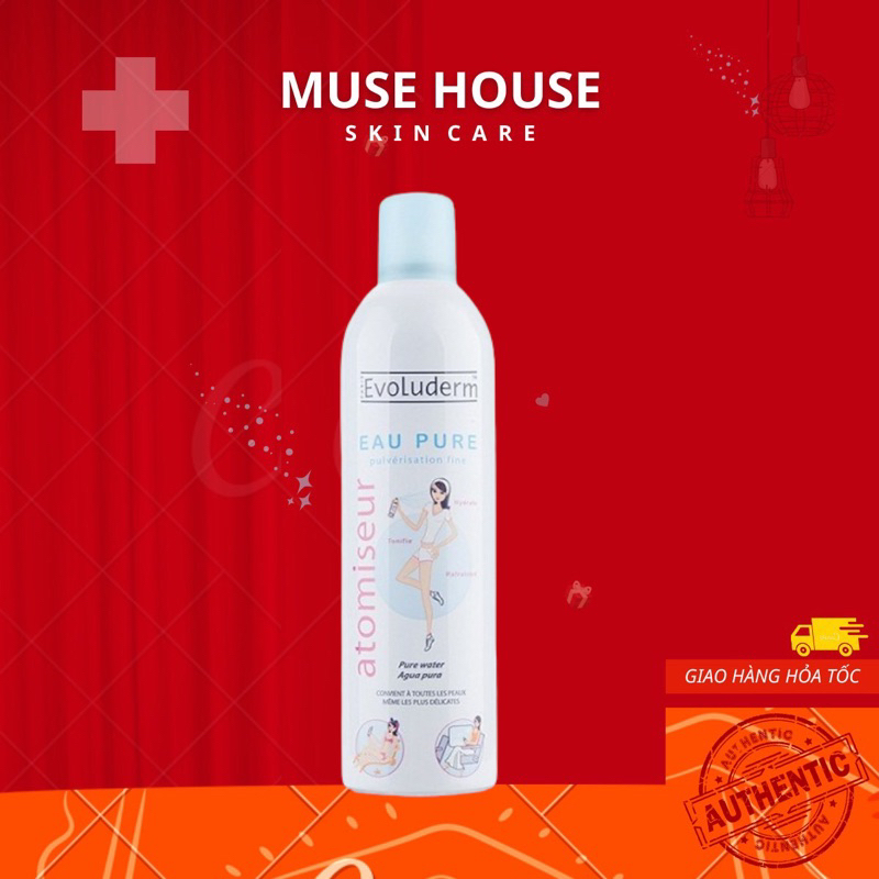 Xịt Khoáng Evoluderm 400ml 150ml - Muse House