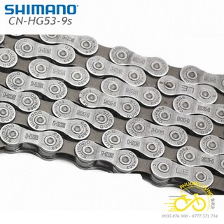 Xích sên xe đạp SHIMANO CN HG53 9 Speed - Hàng chính Hãng