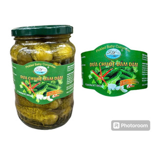 Dưa chuột bao tử loại giòn ngon, lojh to 720g - Dưa xuất khẩu