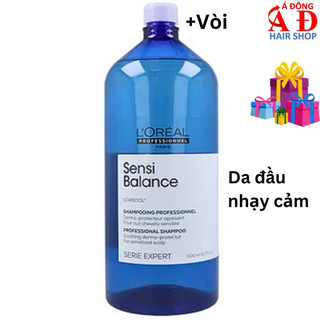 DẦU GỘI CHO TÓC VÀ DA ĐẦU NHẠY CẢM L'OREAL SORBITOL SENSI BALANCE SOOTHING SHAMPOO