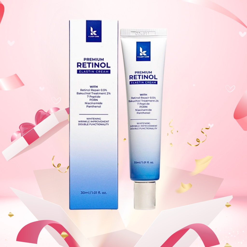 Kem Retinol k lady care,Kem Dưỡng K Lady Care 0.5% Retinol 30ml Premium Retinol Elastin Cream,tái tạ