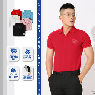 Áo Polo Nam Họa Tiết Đơn Giản Sang Trọng AKUBA | 01JW061