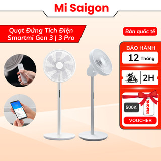 Quạt Đứng Tích Điện Smartmi Gen 2S | Gen 3 | Gen 3 Pro - Bản Quốc Tế - Bảo Hành 12 Tháng